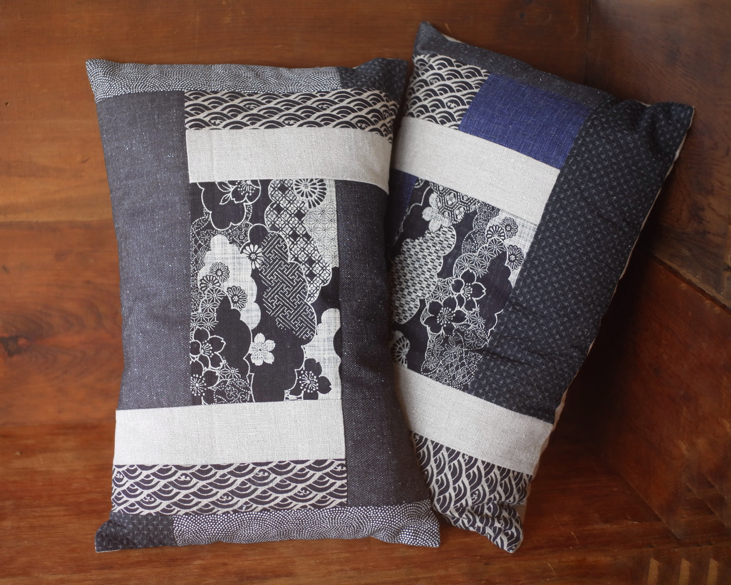 Pillow in Japanese Floral