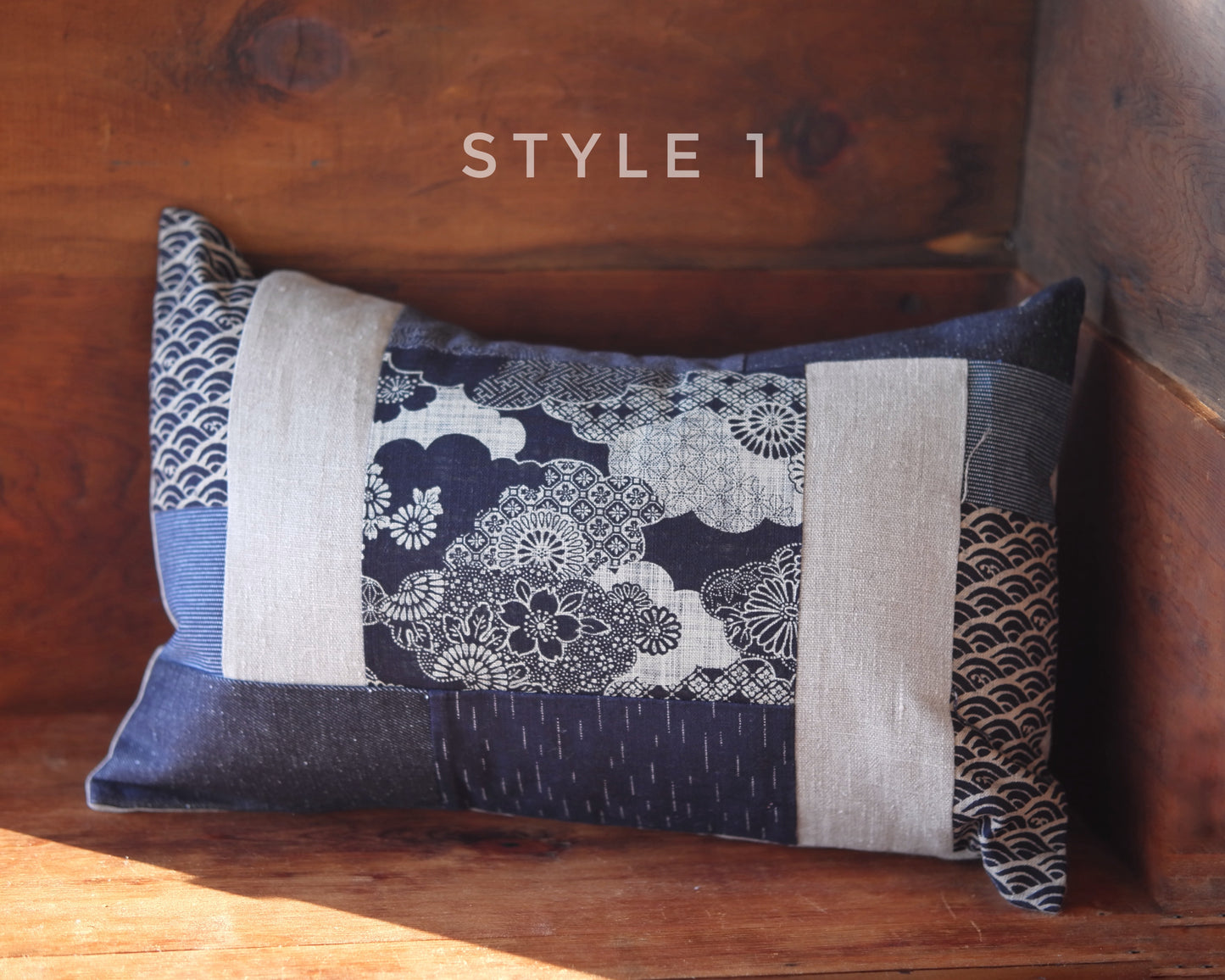 Pillow in Japanese Floral