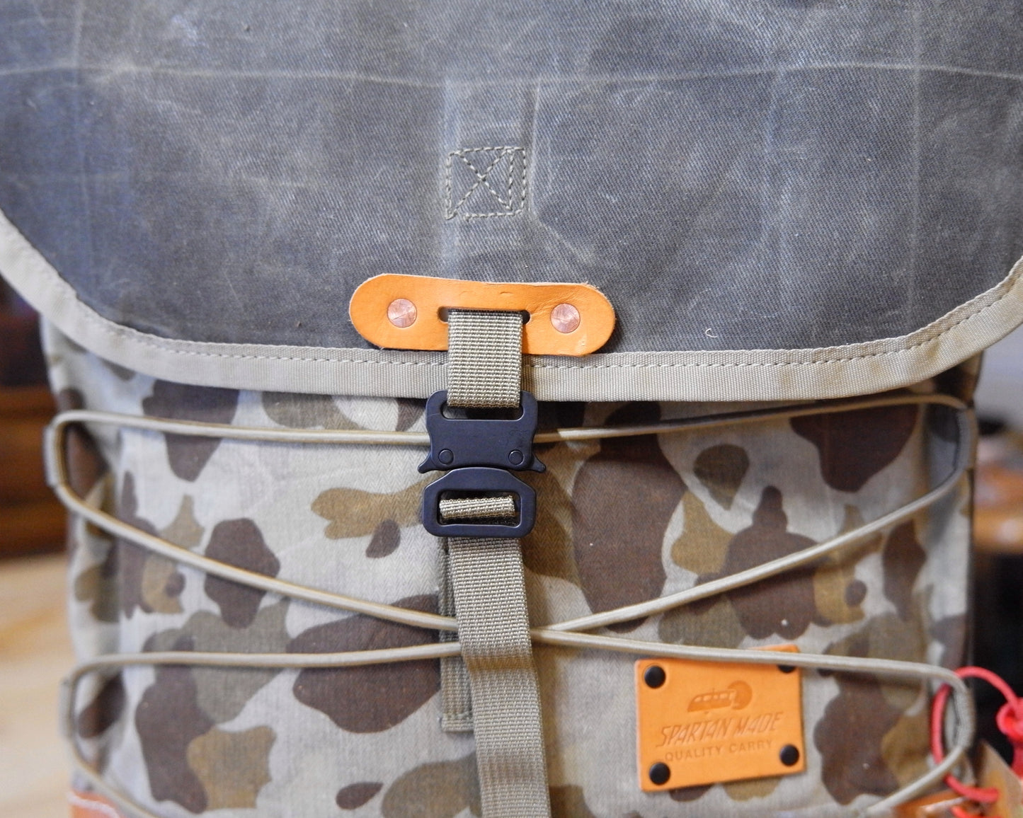 4-D Rucksack in Waxed Camo