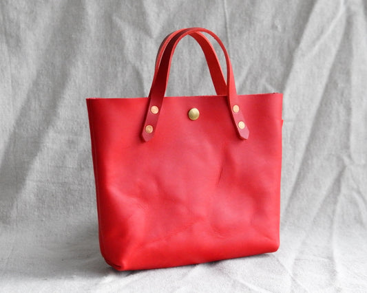 SECONDS Mini Tote in Red