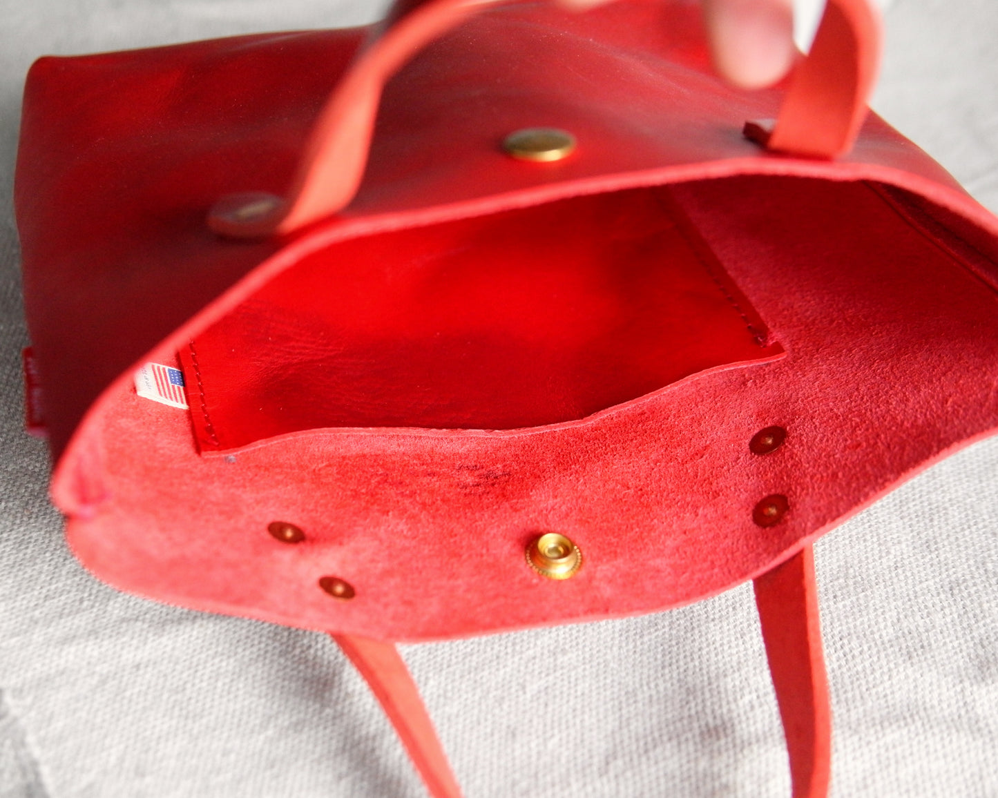 SECONDS Mini Tote in Red