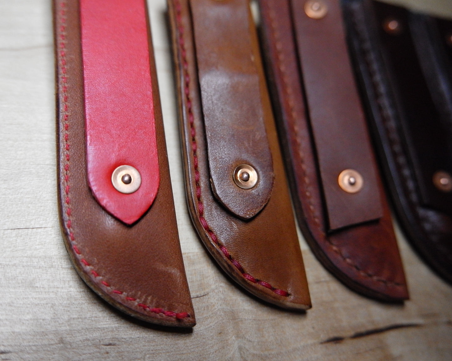 Large Japanese Folding Knife with Brass Handle