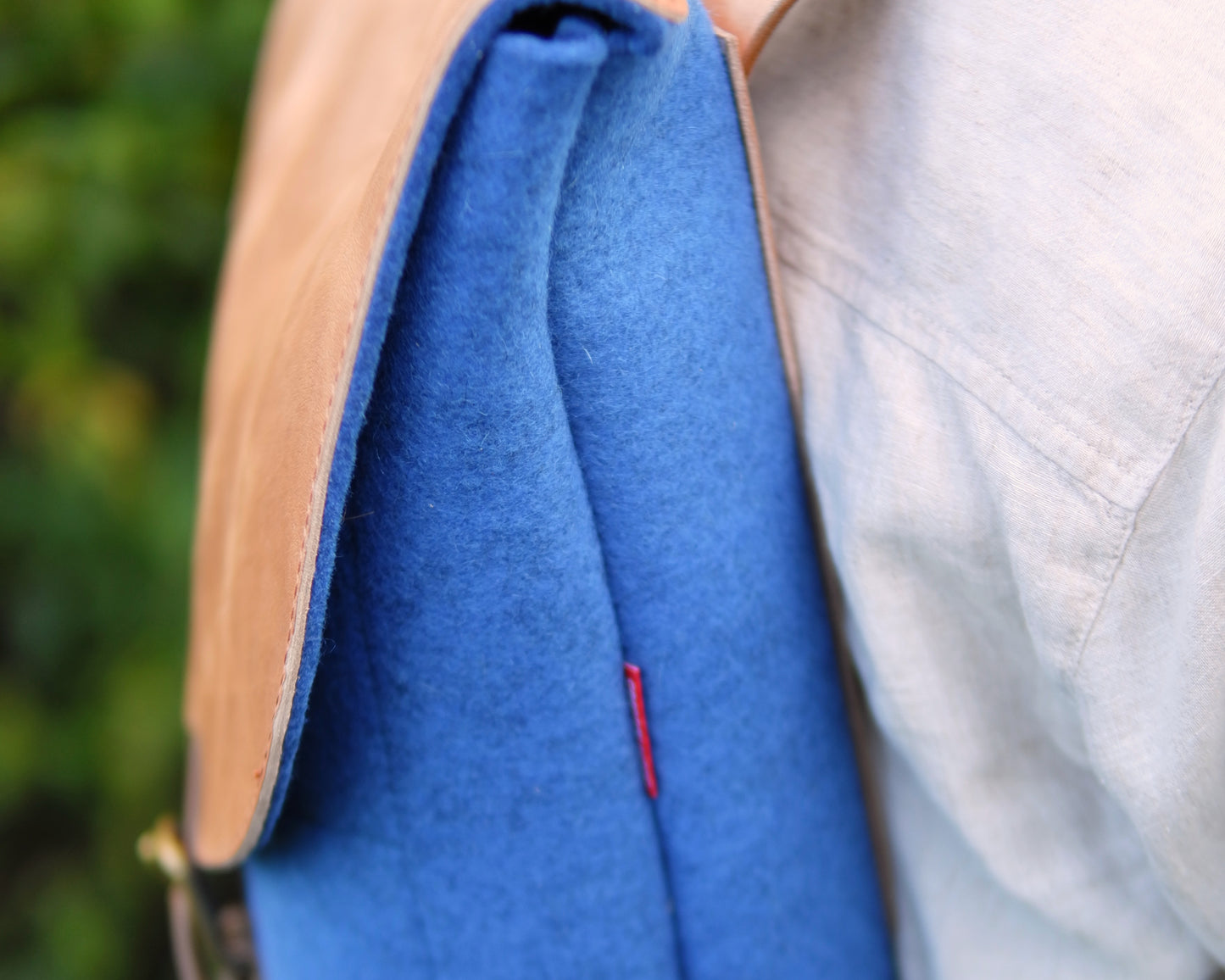 4-D Rucksack in Cobalt Felt