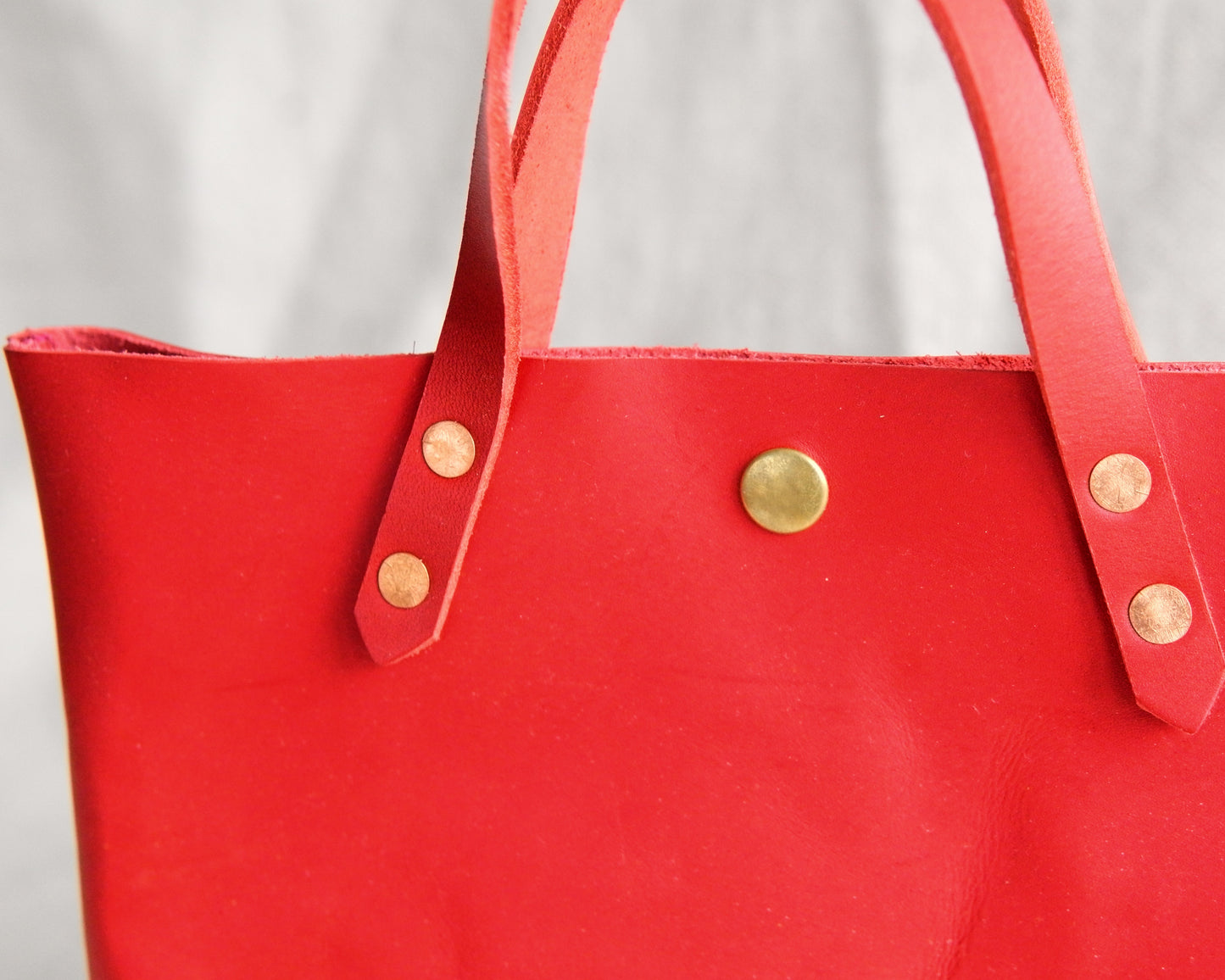 SECONDS Mini Tote in Red