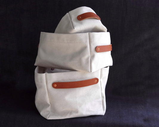 SECONDS Canvas Nesting Baskets