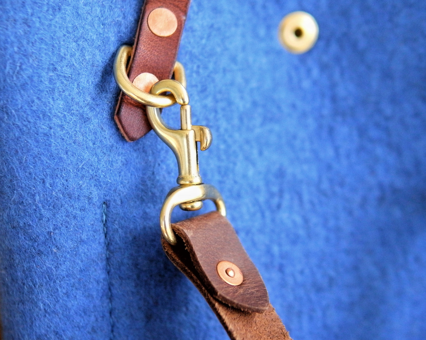 Mini Tote in Ochre Felt