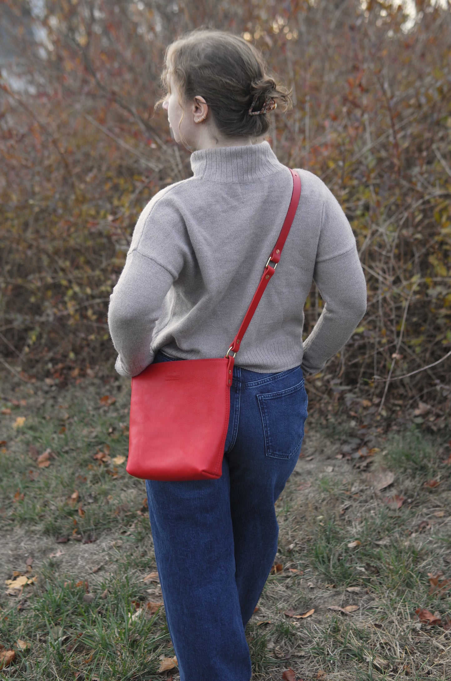 Substation Tote in Grey Felt