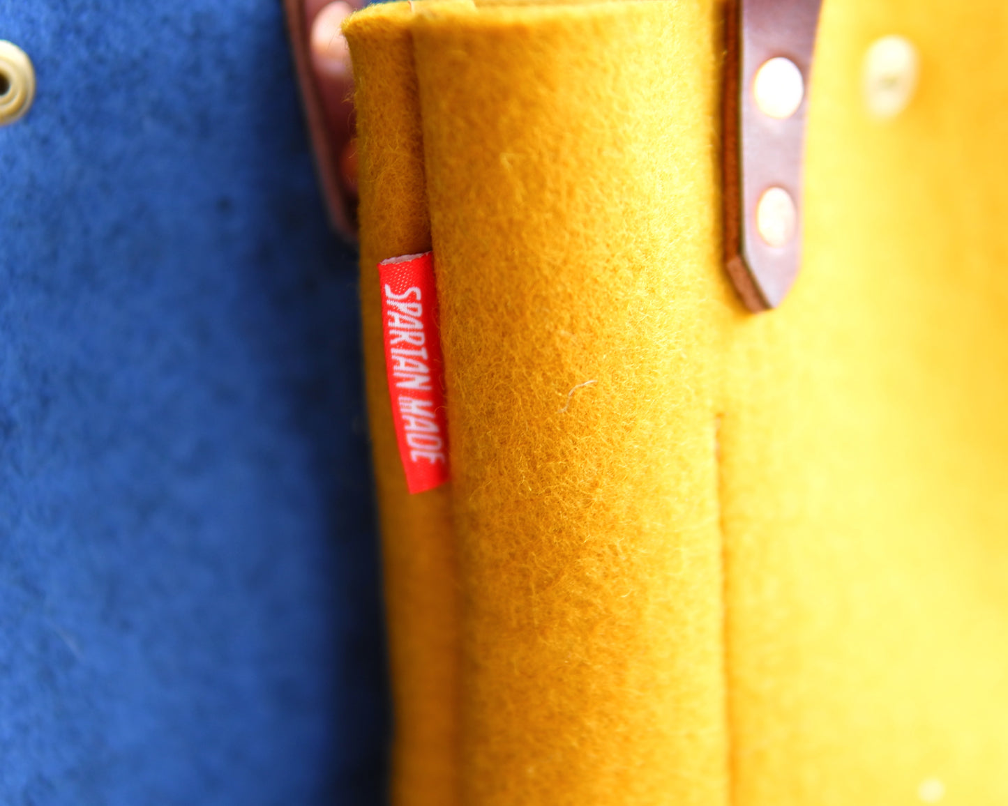 Mini Tote in Ochre Felt