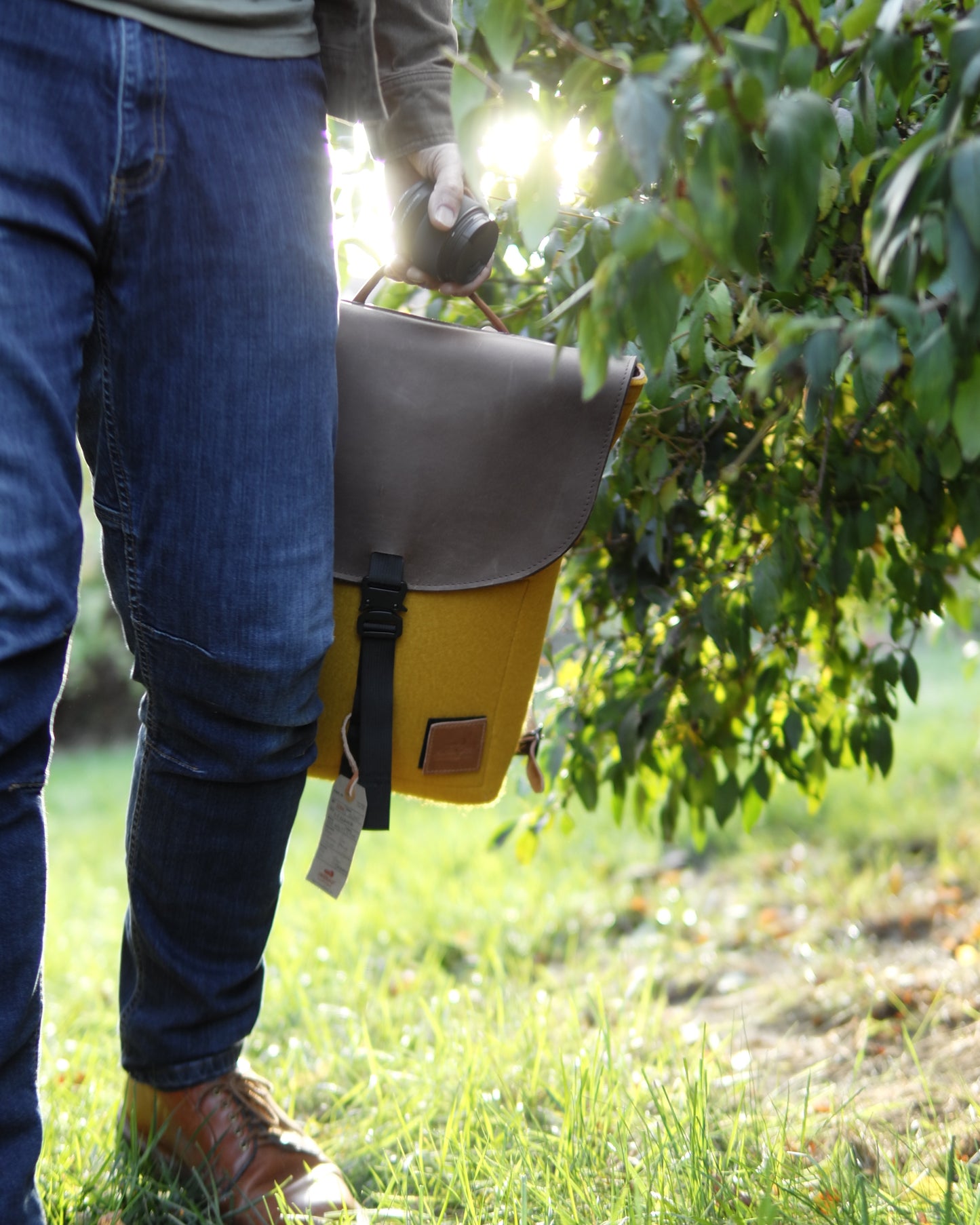 4-D Rucksack in Ochre Felt