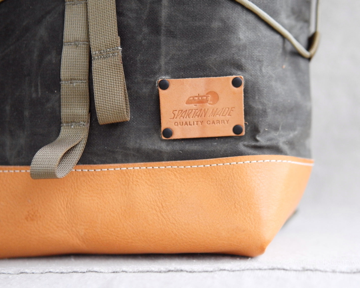 4-D Rucksack in Waxed Olive