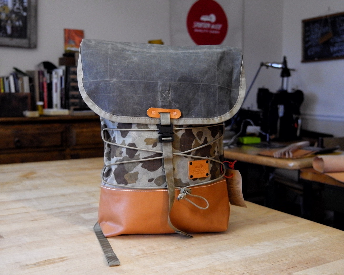 4-D Rucksack in Waxed Camo