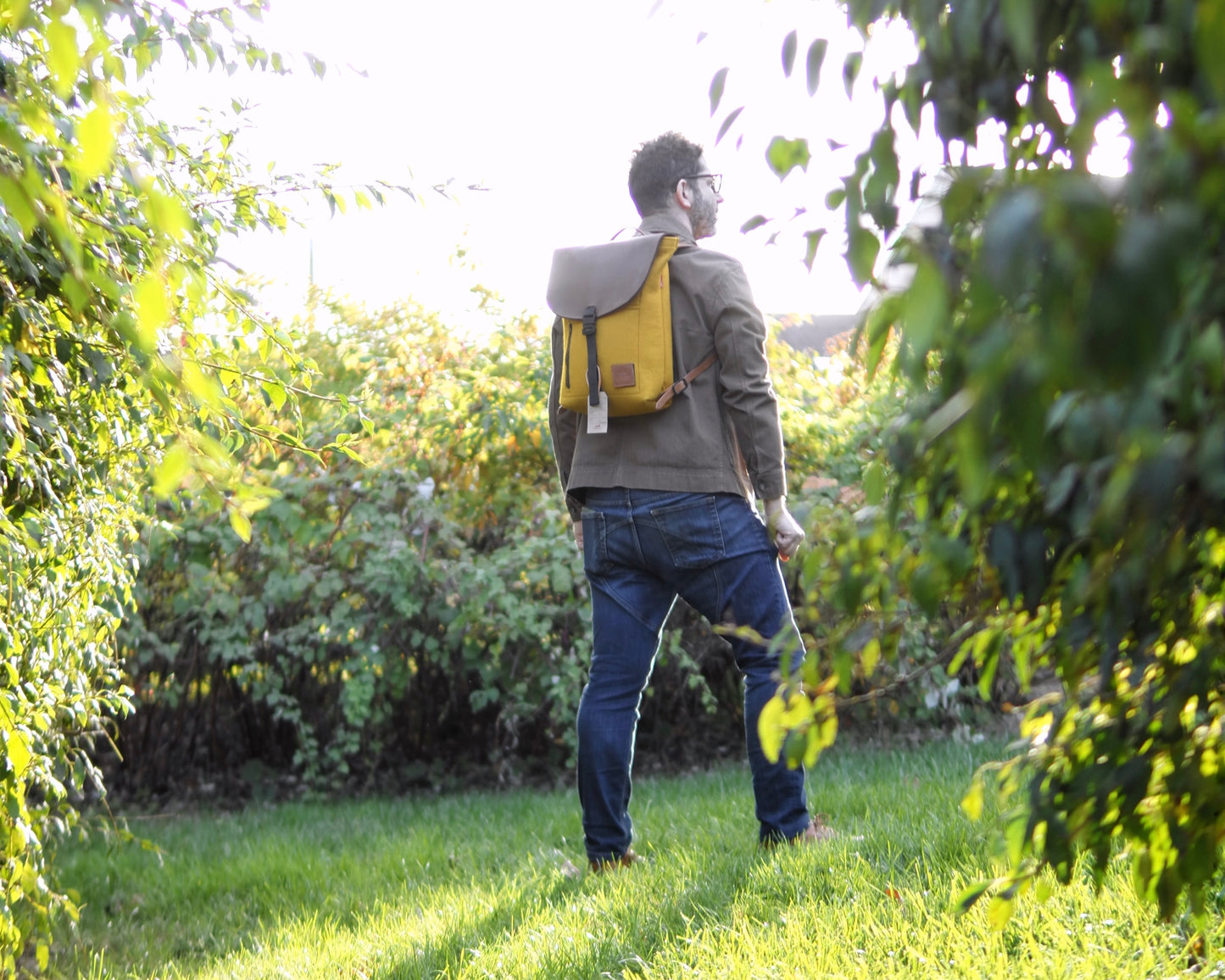 4-D Rucksack in Ochre Felt