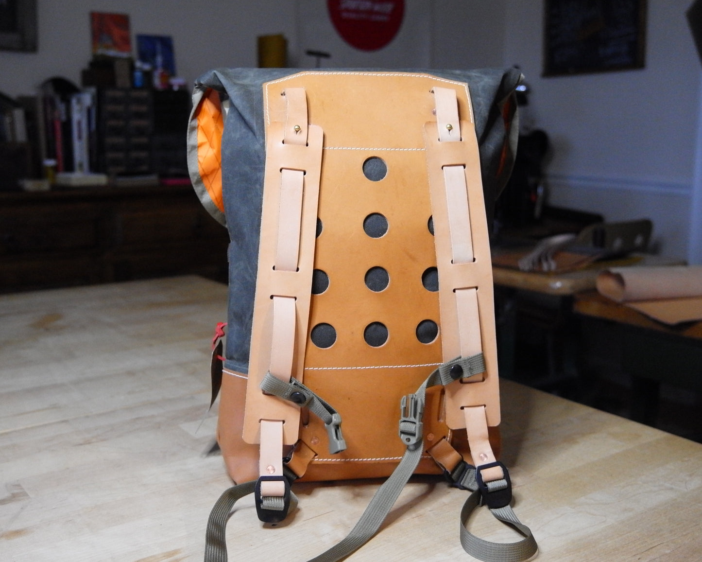 4-D Rucksack in Waxed Camo