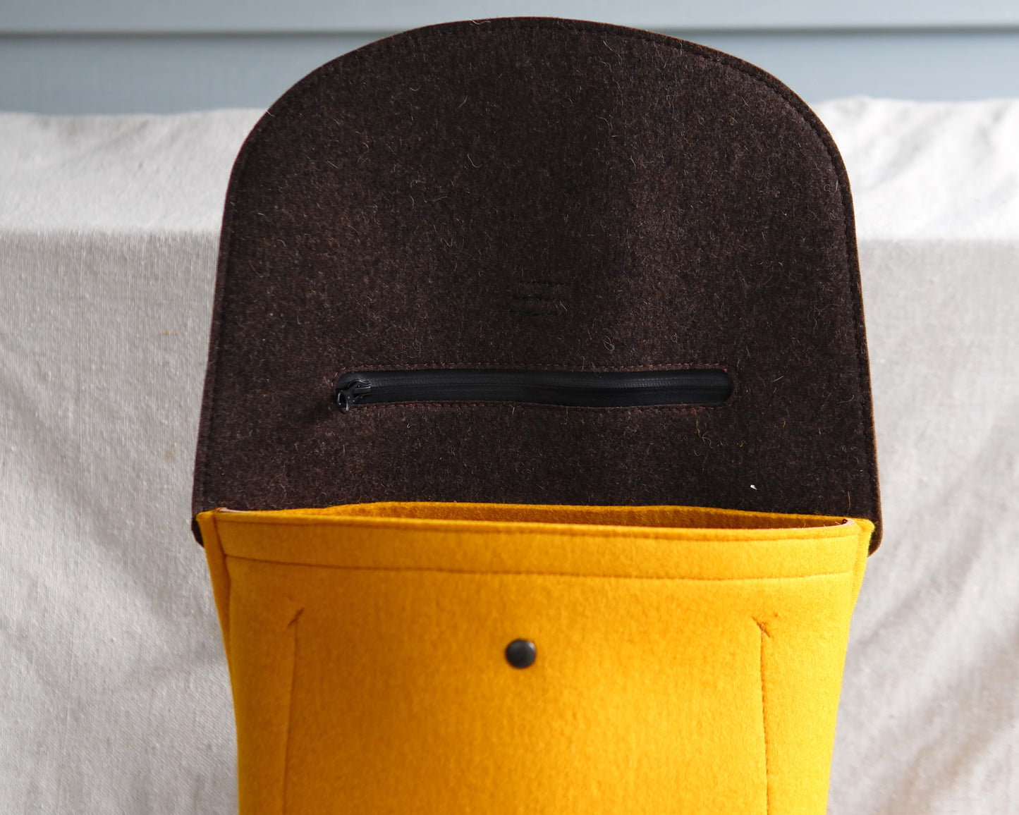 4-D Rucksack in Ochre Felt