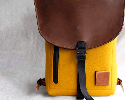 4-D Rucksack in Ochre Felt