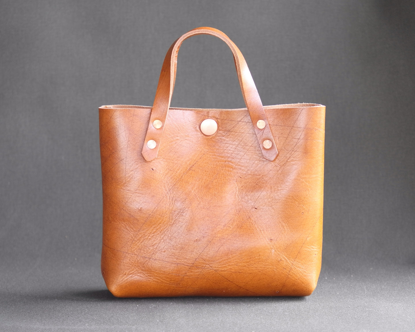 Mini Tote in Light Etruscan Brown