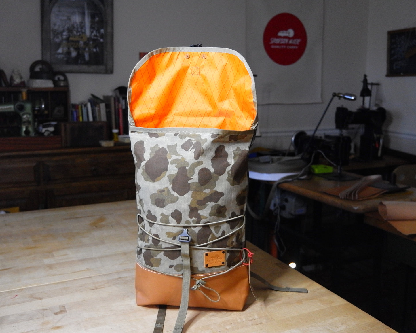 4-D Rucksack in Waxed Camo