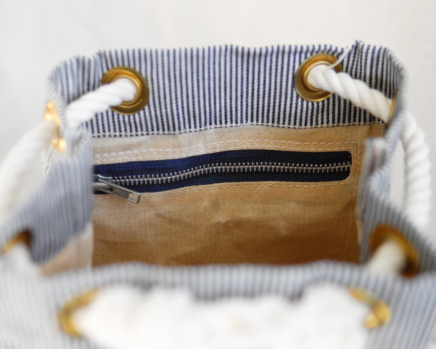 Bucket Bag in Engineer Stripe