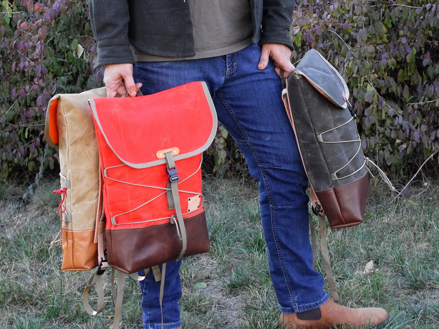 4-D Rucksack in Wheat