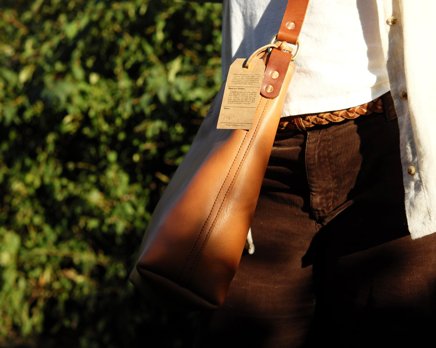Station Tote in Tumbled Tan