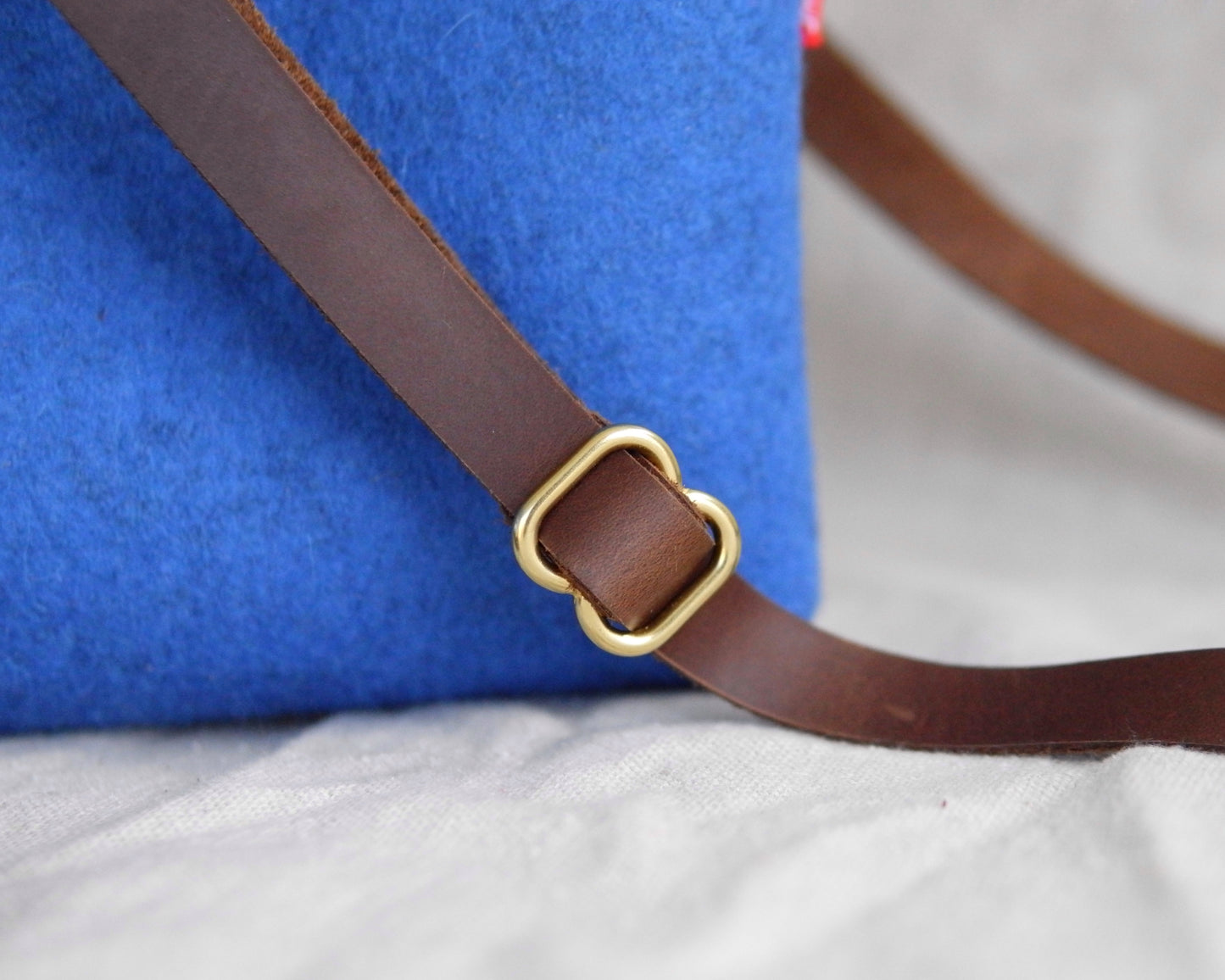 Mini Tote in Ochre Felt