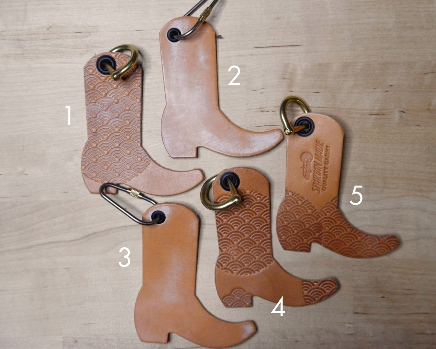 Cowboy Boot Keychain