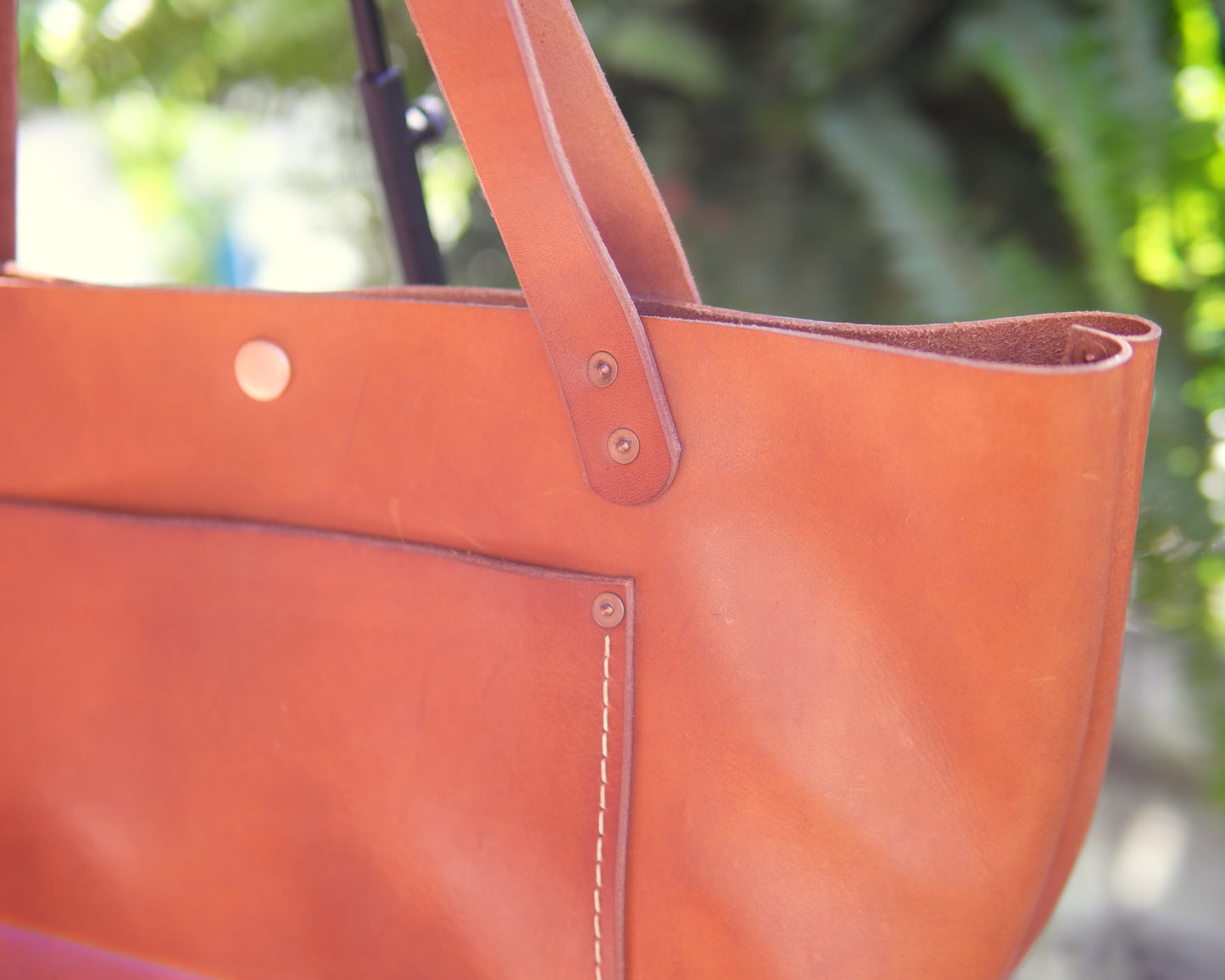 The Original Leather Market Tote