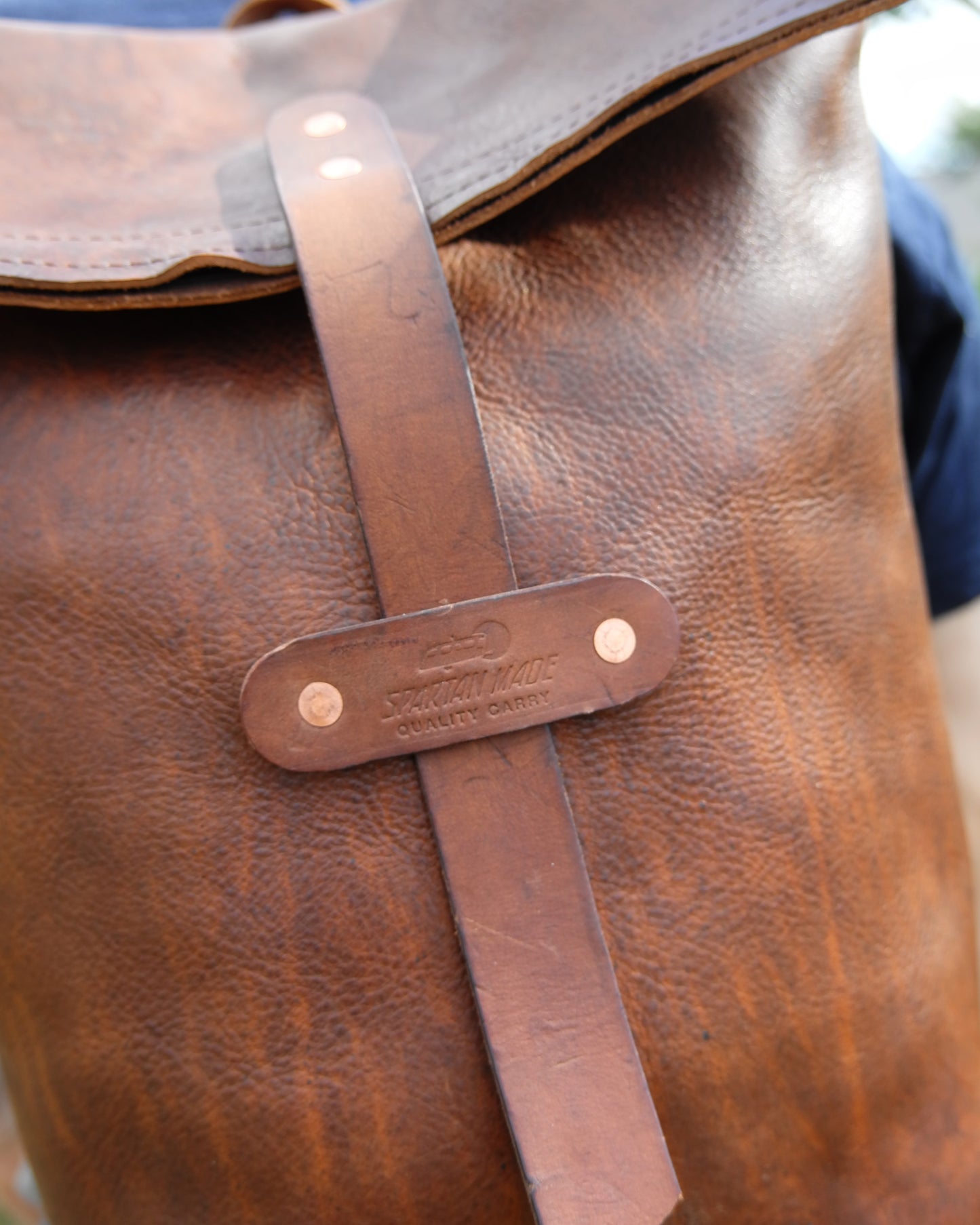 4-D Rucksack in Leather