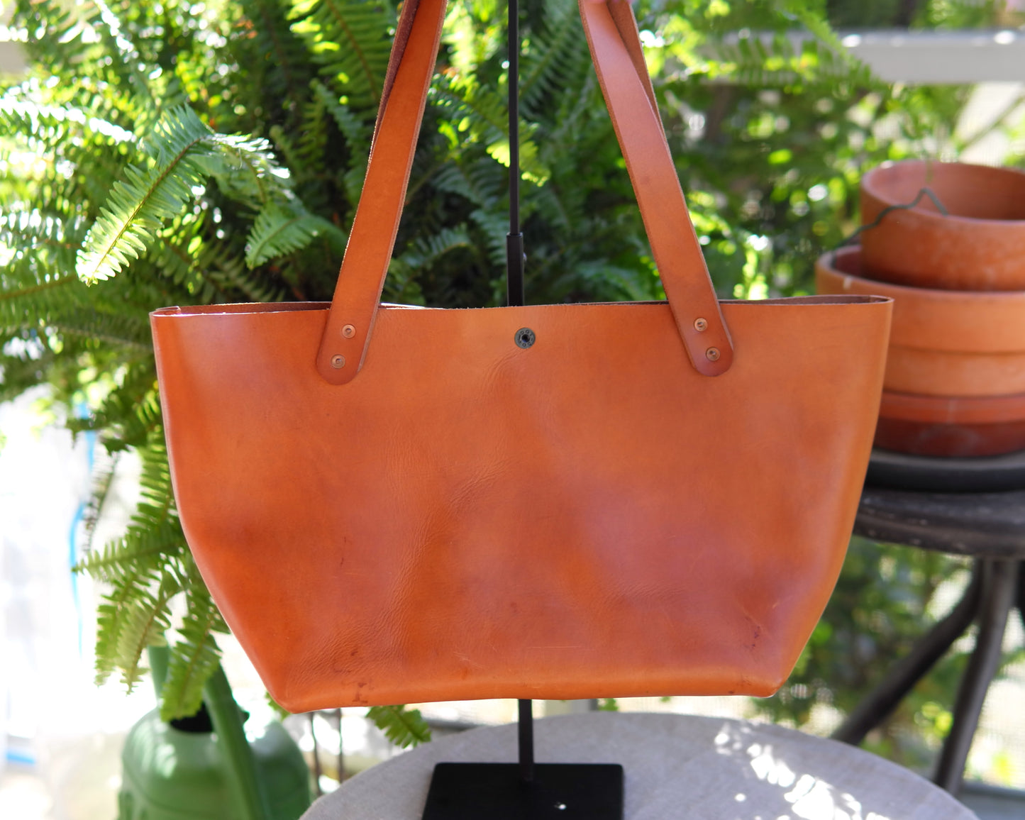 The Original Leather Market Tote