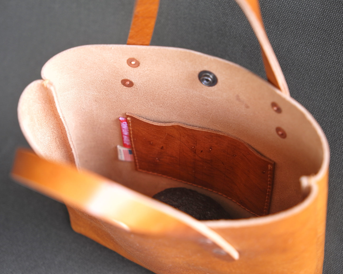 Mini Tote in Light Etruscan Brown