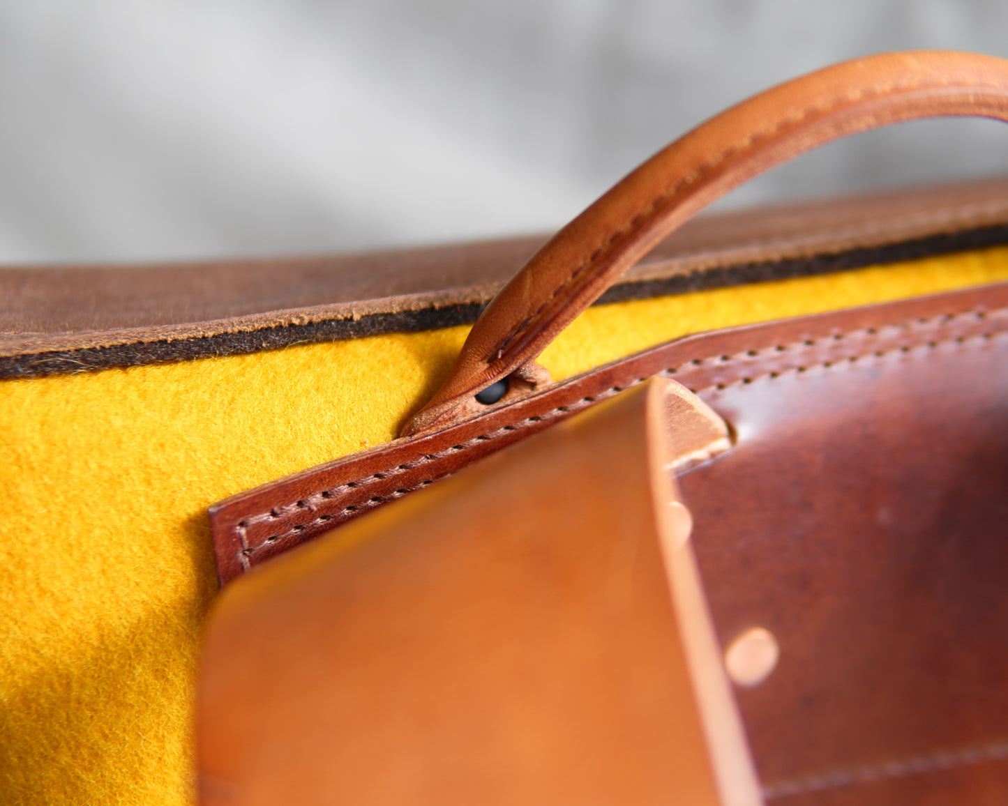 4-D Rucksack in Ochre Felt