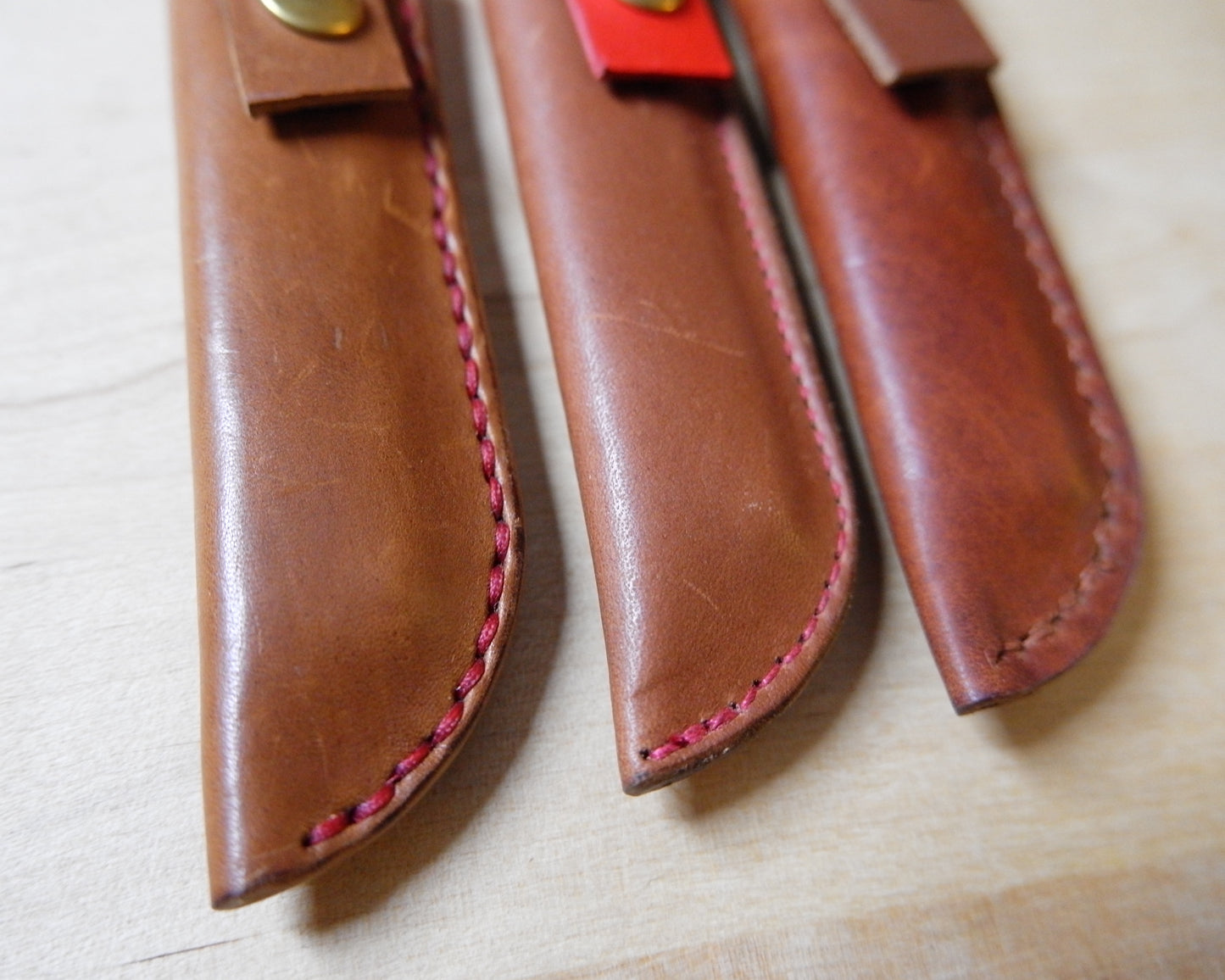 Large Japanese Folding Knife with Brass Handle