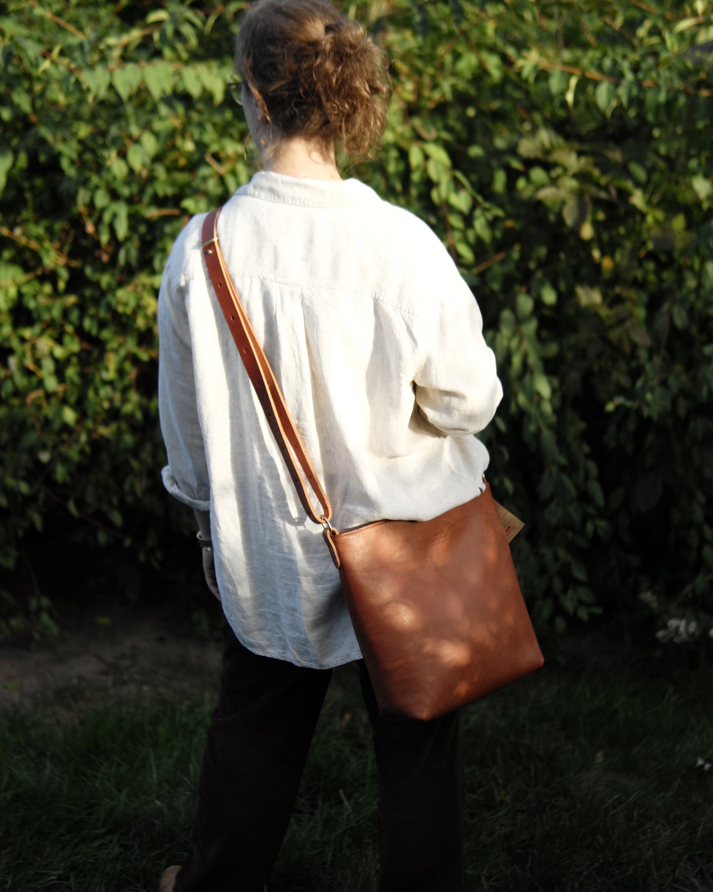 Station Tote in Caramel