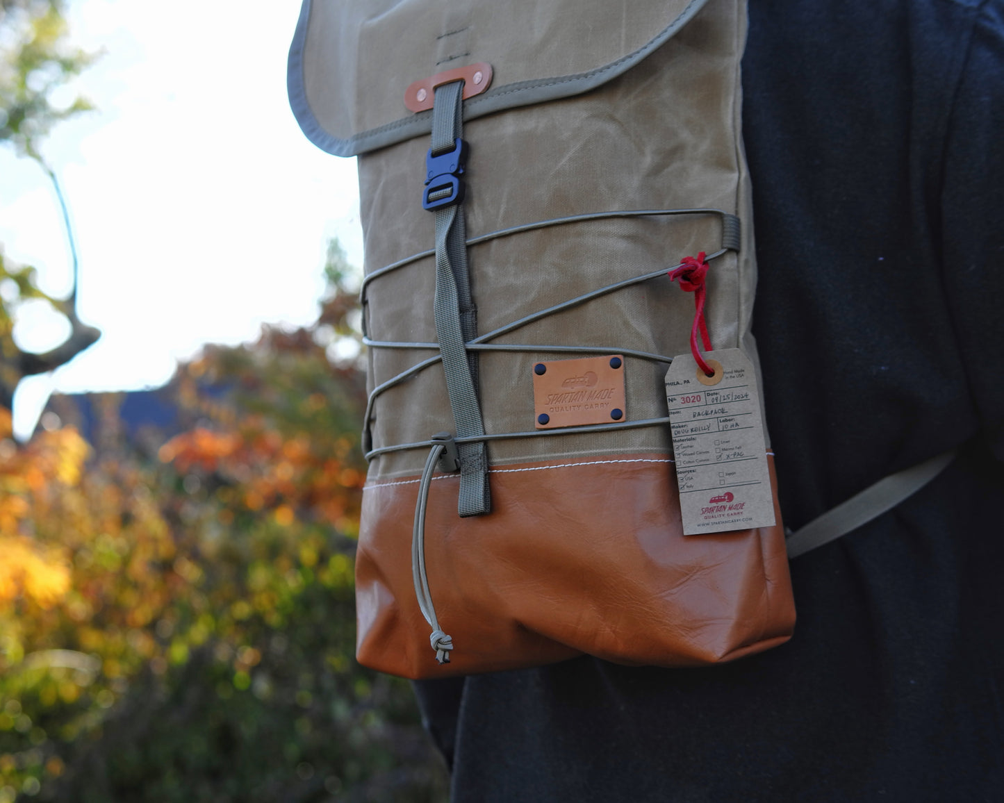 4-D Rucksack in Wheat