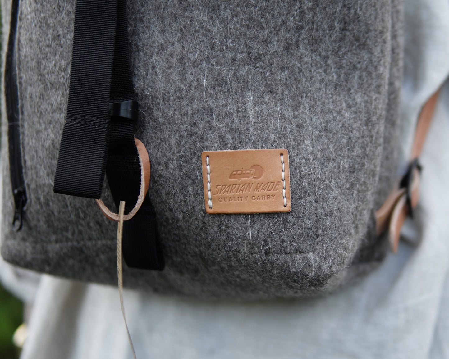 4-D Rucksack in Natural Felt