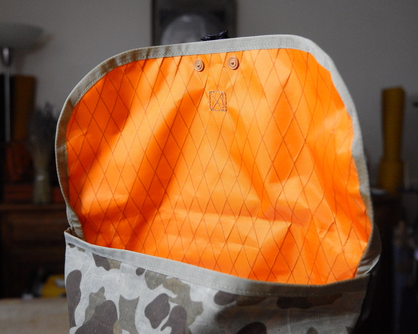 4-D Rucksack in Waxed Camo