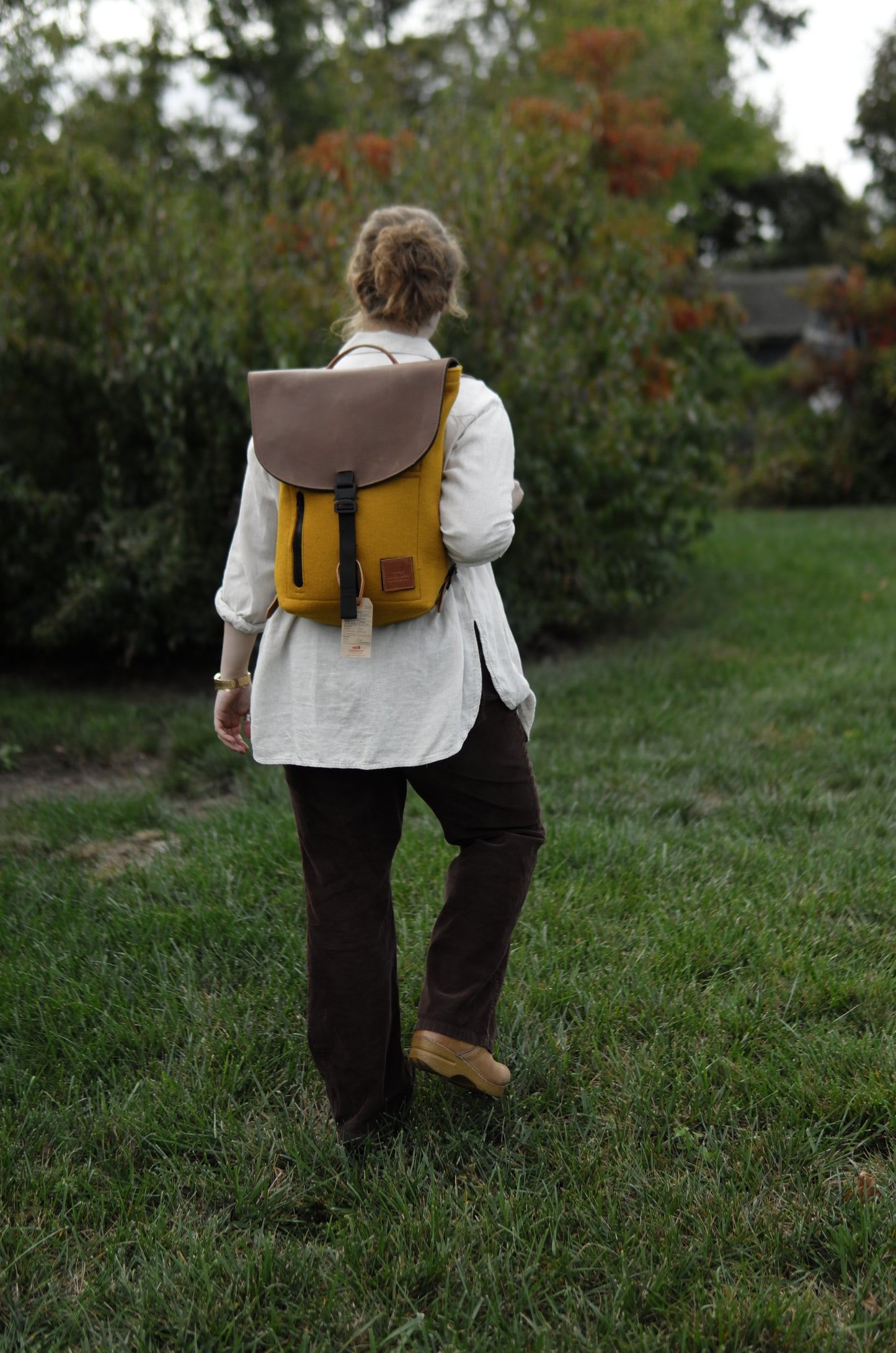 4-D Rucksack in Ochre Felt