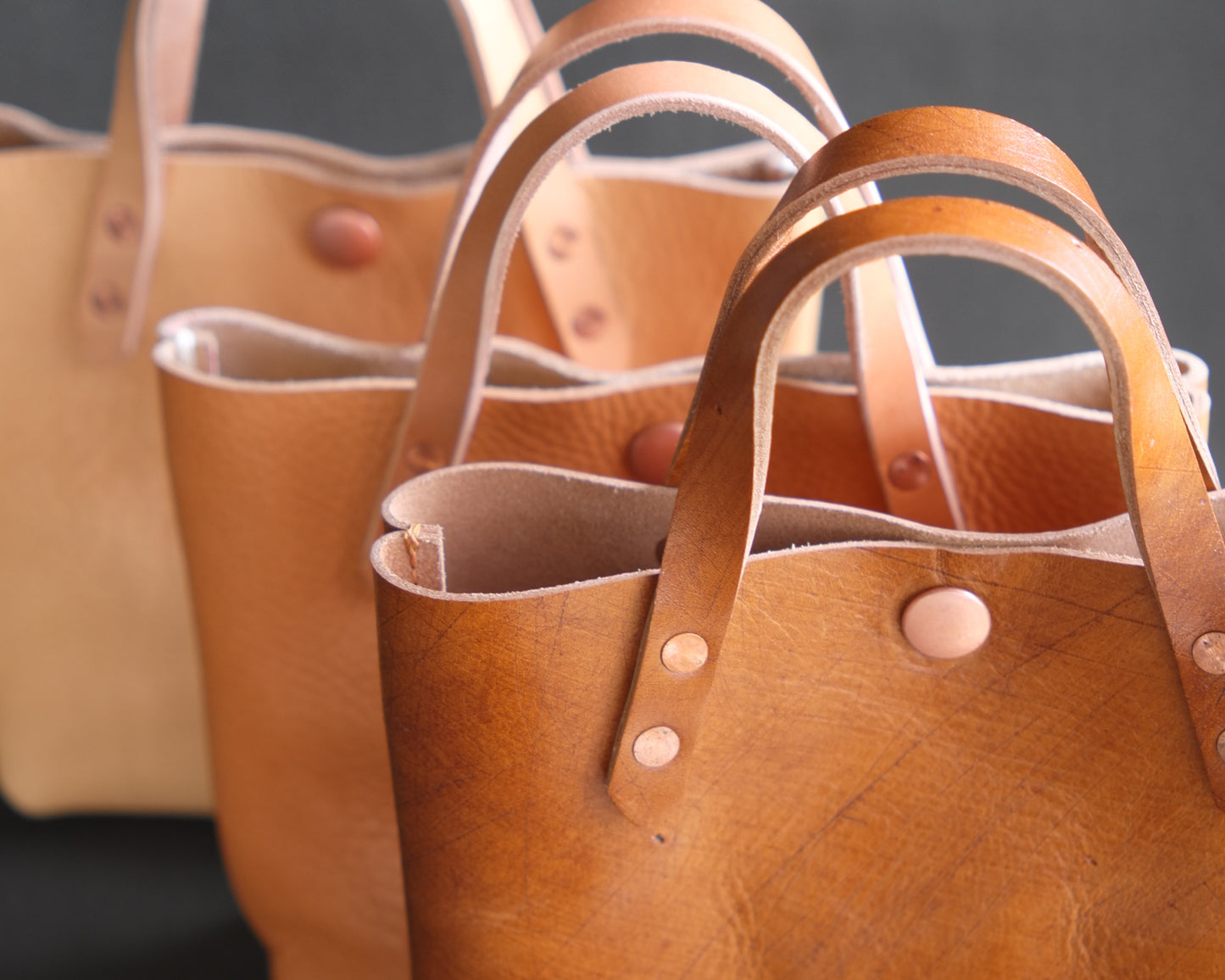 Mini Tote in Light Etruscan Brown