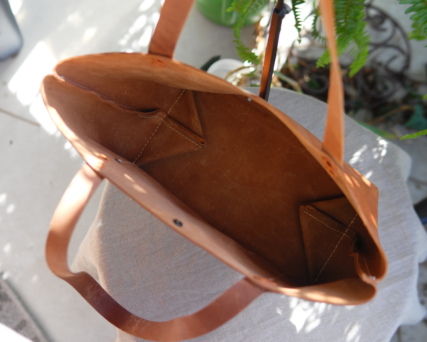 The Original Leather Market Tote