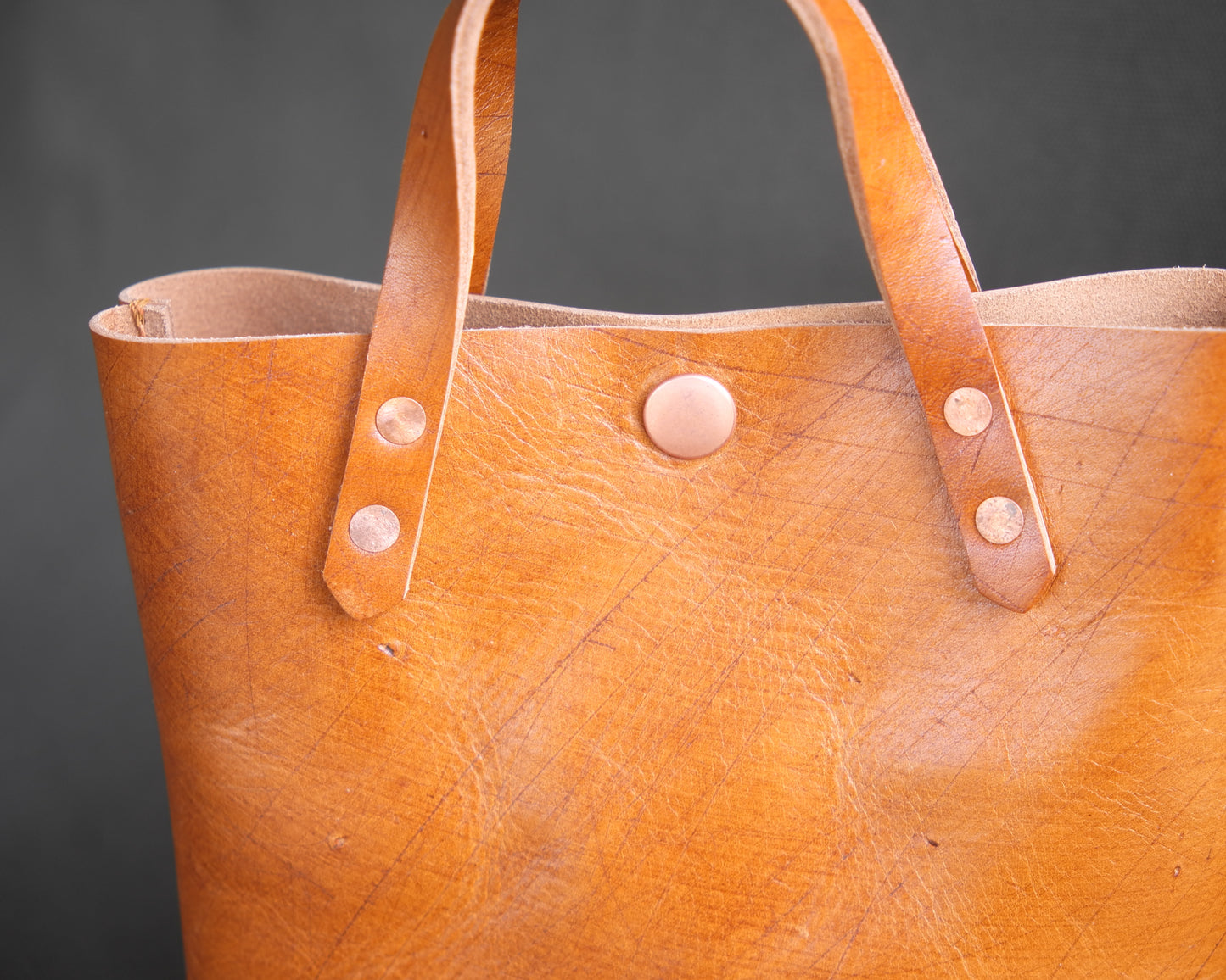 Mini Tote in Light Etruscan Brown
