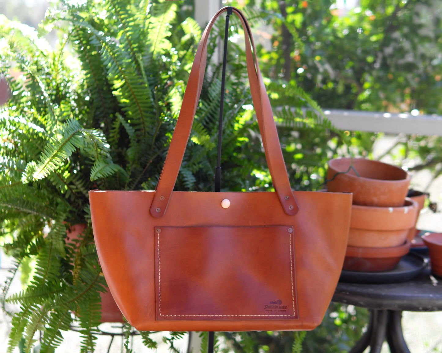 The Original Leather Market Tote