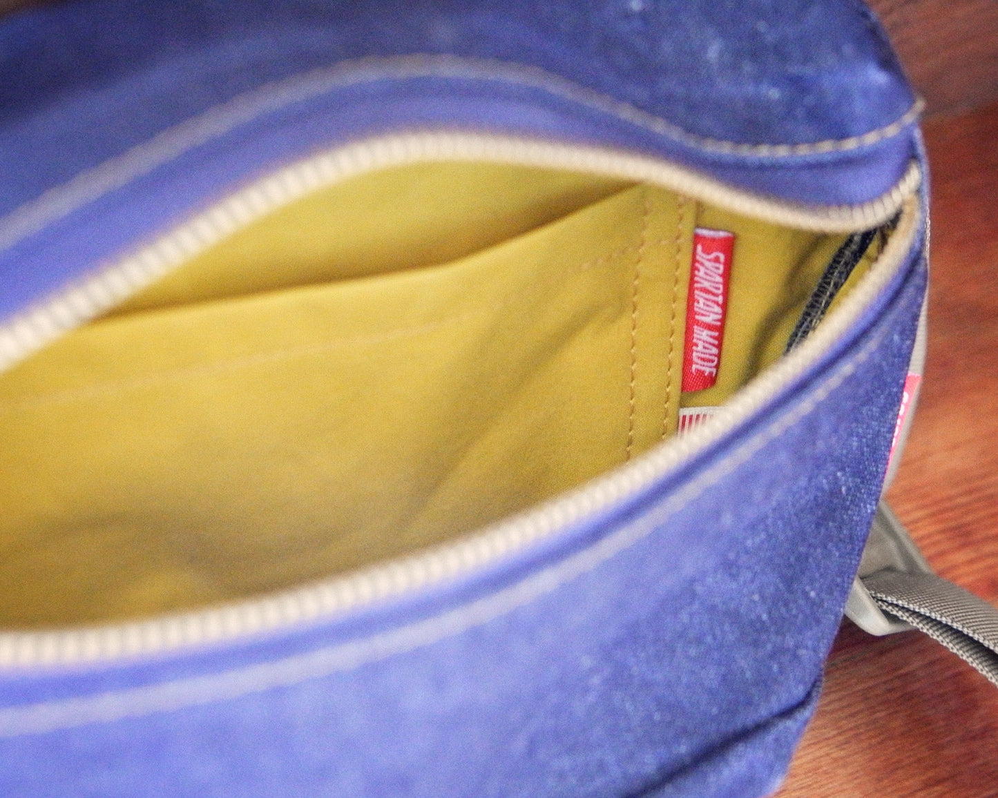 Fanny Pack in Raw Waxed Denim