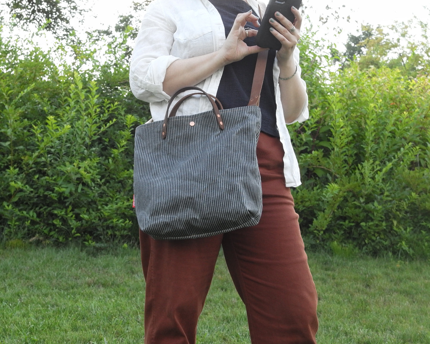 Station Tote in Railcar Waxed Canvas