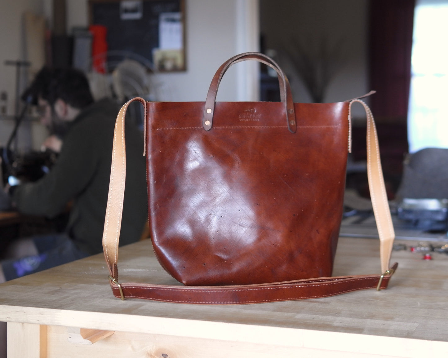 Station Tote - Etruscan Brown Crossbody