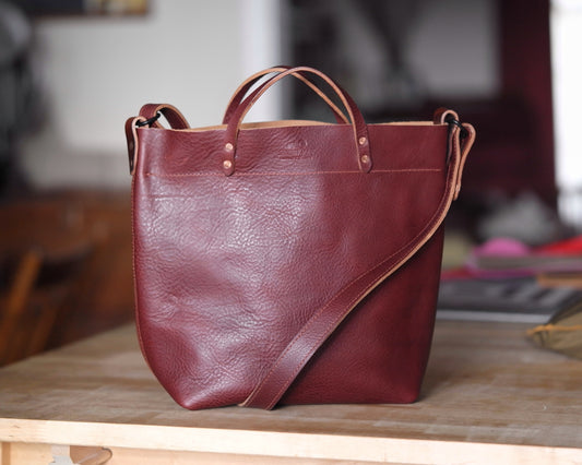 Station Tote - Bordeaux Crossbody