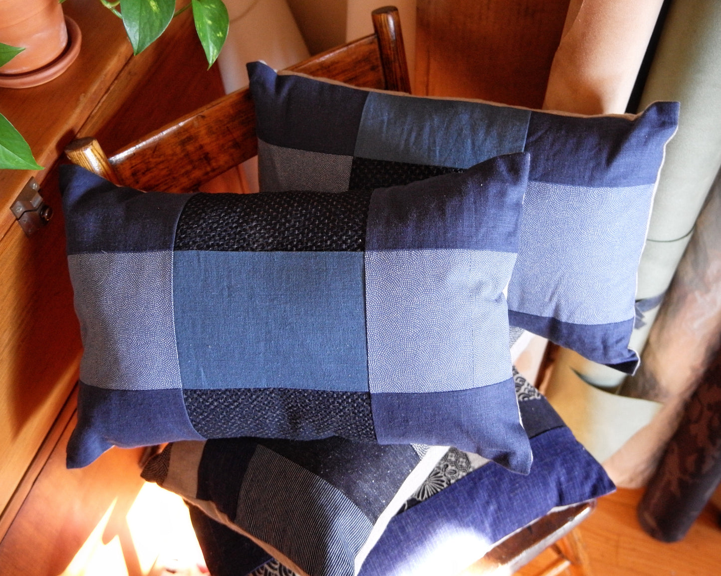 Pillow in Indigo