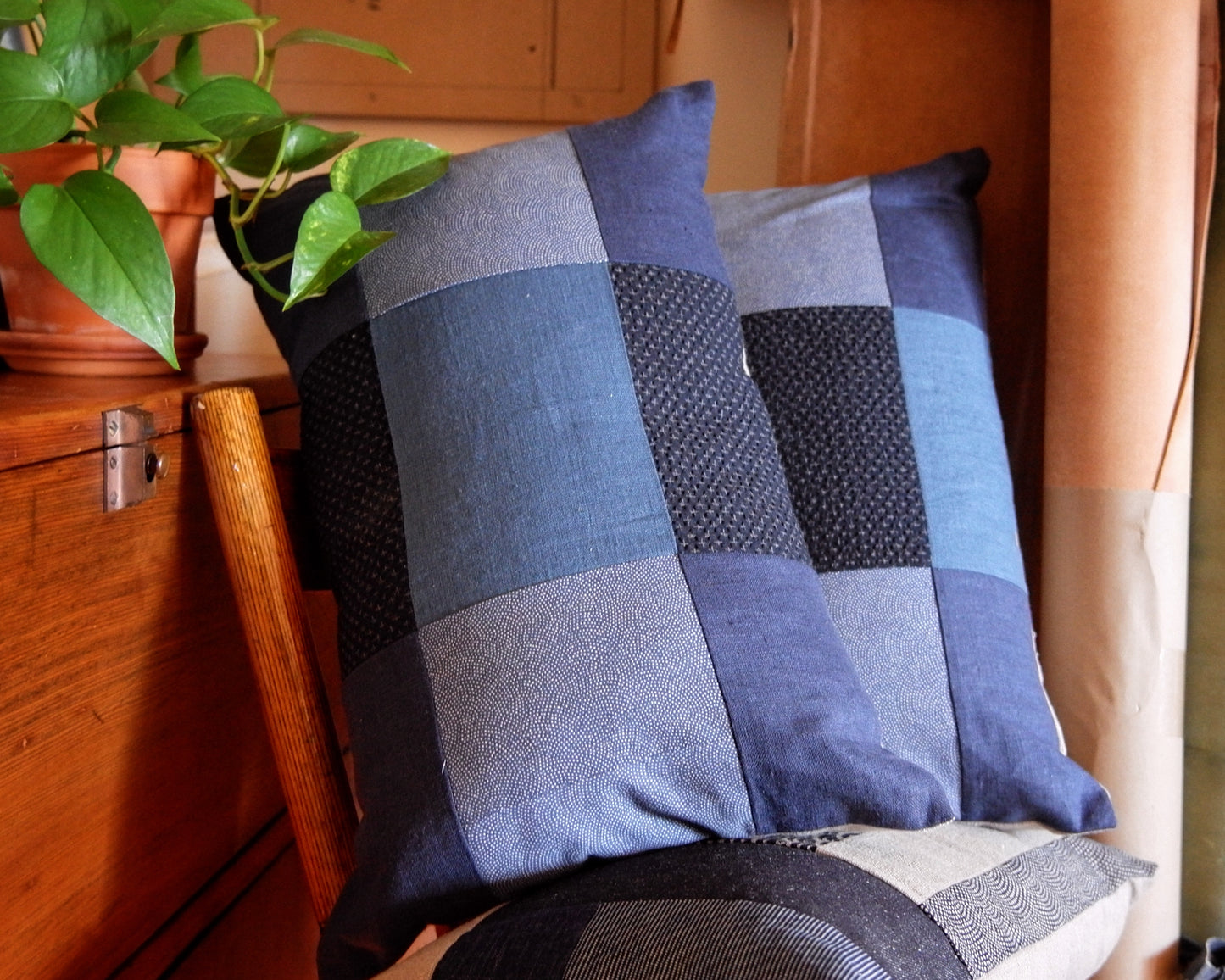 Pillow in Indigo