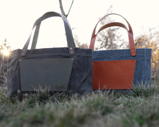 Waxed Canvas Tote